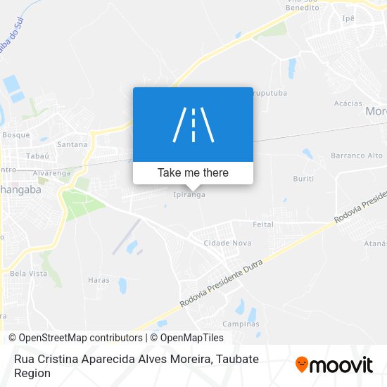 Rua Cristina Aparecida Alves Moreira map