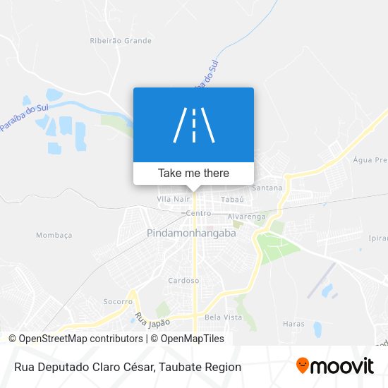 Rua Deputado Claro César map