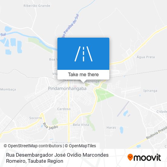 Rua Desembargador José Ovídio Marcondes Romeiro map