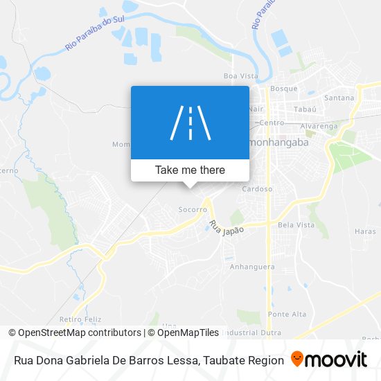 Mapa Rua Dona Gabriela De Barros Lessa