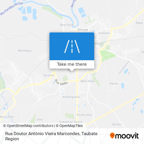 Mapa Rua Doutor Antônio Vieira Marcondes