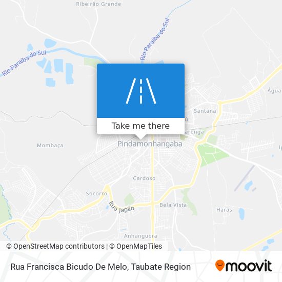 Mapa Rua Francisca Bicudo De Melo