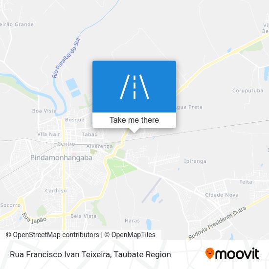 Rua Francisco Ivan Teixeira map