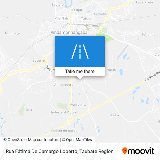 Mapa Rua Fátima De Camargo Loberto