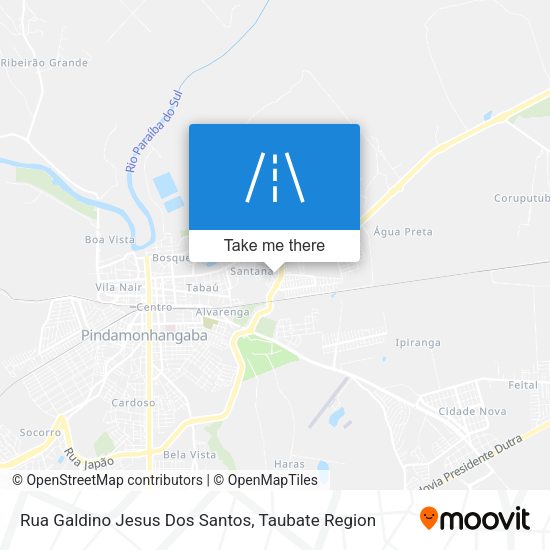 Rua Galdino Jesus Dos Santos map