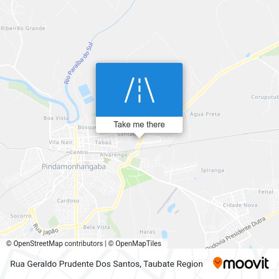 Rua Geraldo Prudente Dos Santos map