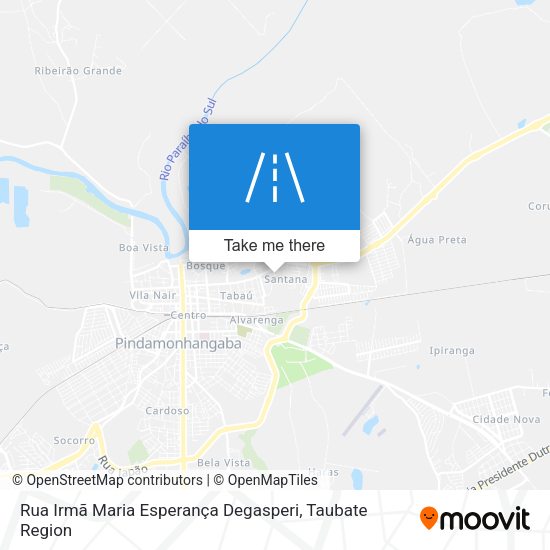 Rua Irmã Maria Esperança Degasperi map