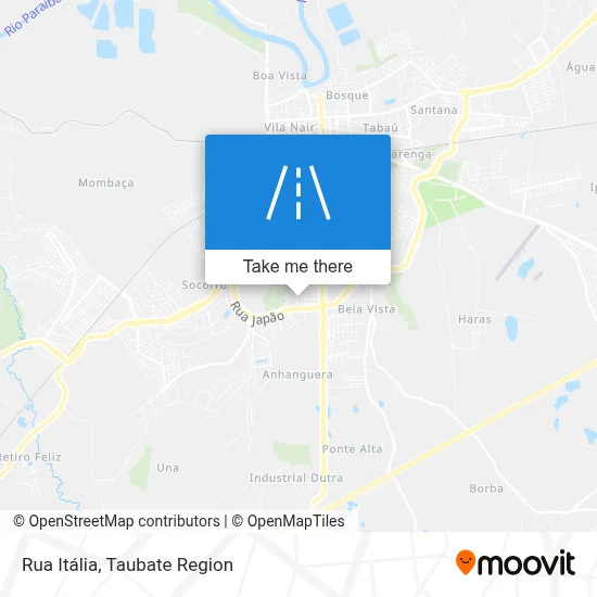 Rua Itália map