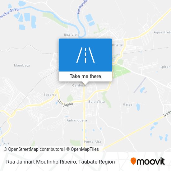 Rua Jannart Moutinho Ribeiro map