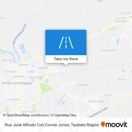 Rua José Alfredo Coli Correa Junior map
