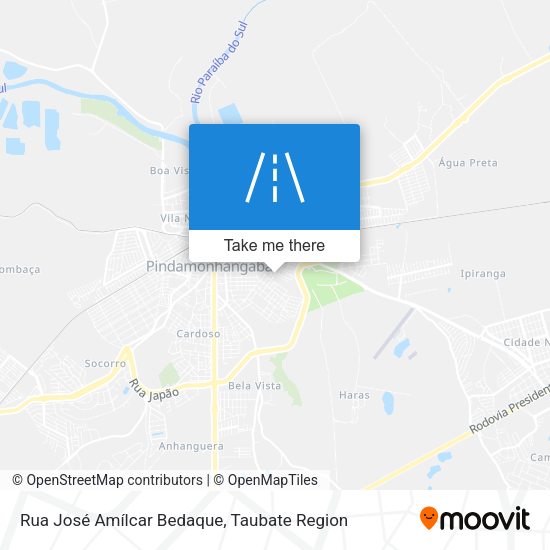 Rua José Amílcar Bedaque map