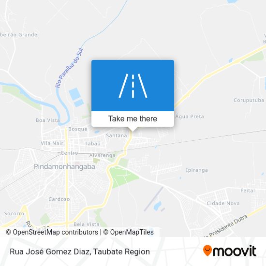 Rua José Gomez Diaz map