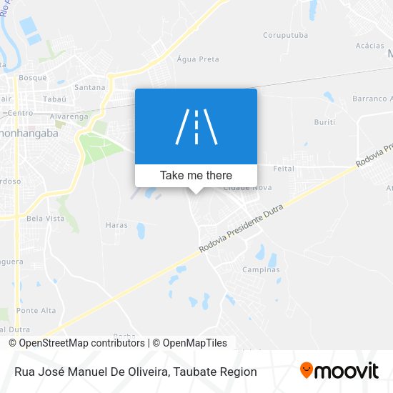 Rua José Manuel De Oliveira map