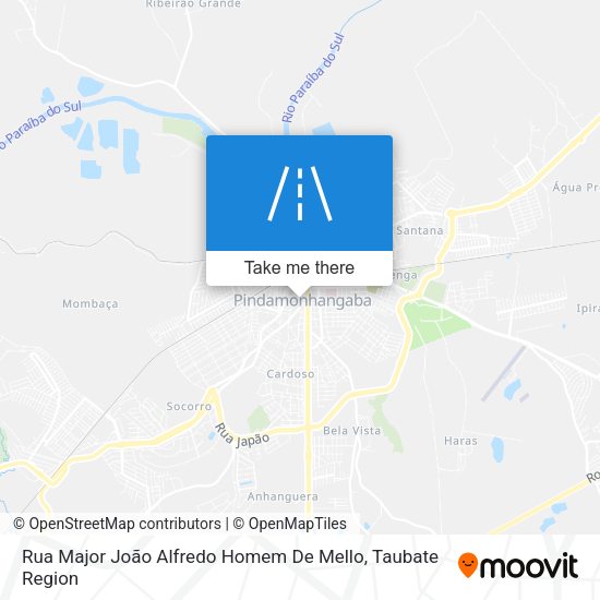 Rua Major João Alfredo Homem De Mello map