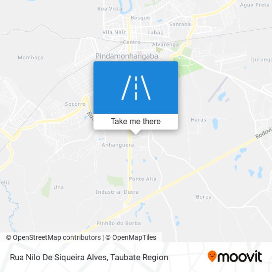 Mapa Rua Nilo De Siqueira Alves