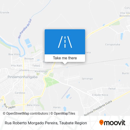 Rua Roberto Morgado Pereira map