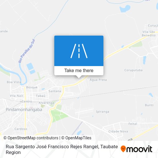 Rua Sargento José Francisco Rejes Rangel map