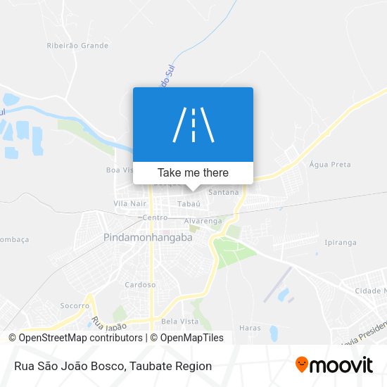 Rua São João Bosco map