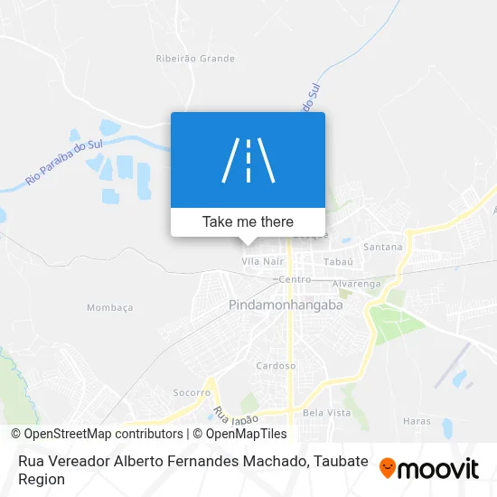 Rua Vereador Alberto Fernandes Machado map