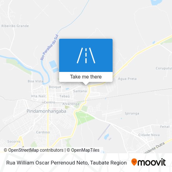 Rua William Oscar Perrenoud Neto map