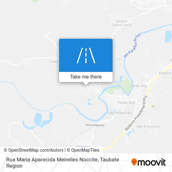 Rua Maria Aparecida Meirelles Noccite map