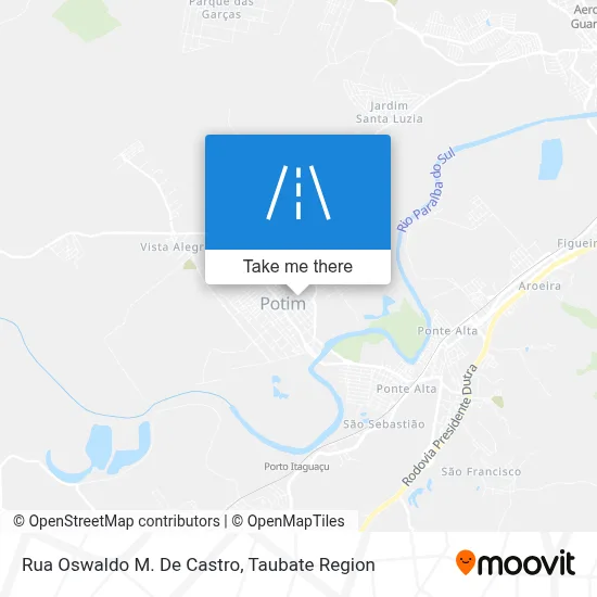 Rua Oswaldo M. De Castro map