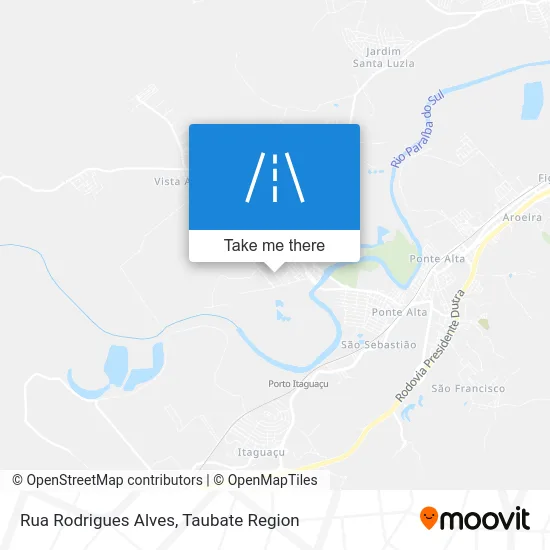 Rua Rodrigues Alves map