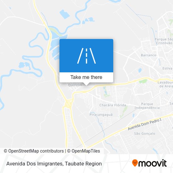Avenida Dos Imigrantes map
