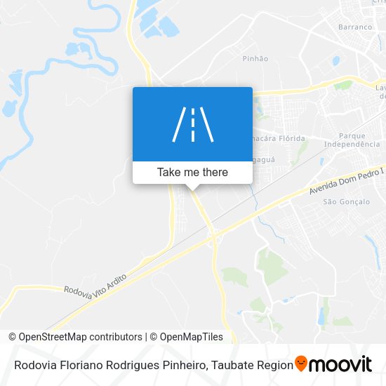 Rodovia Floriano Rodrigues Pinheiro map