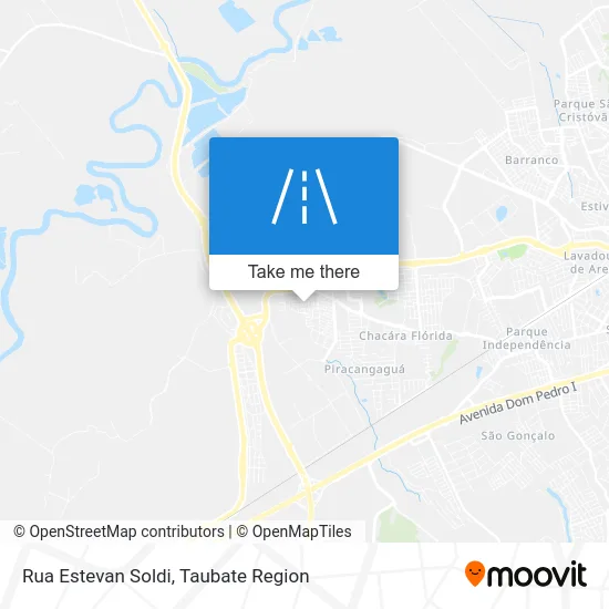 Rua Estevan Soldi map