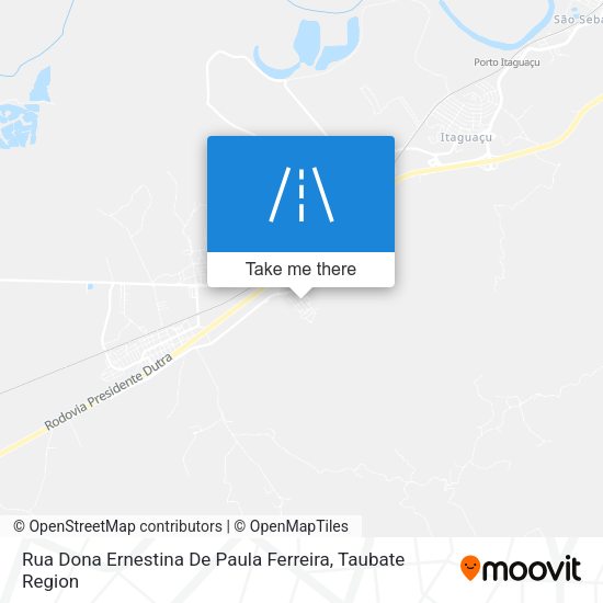 Rua Dona Ernestina De Paula Ferreira map