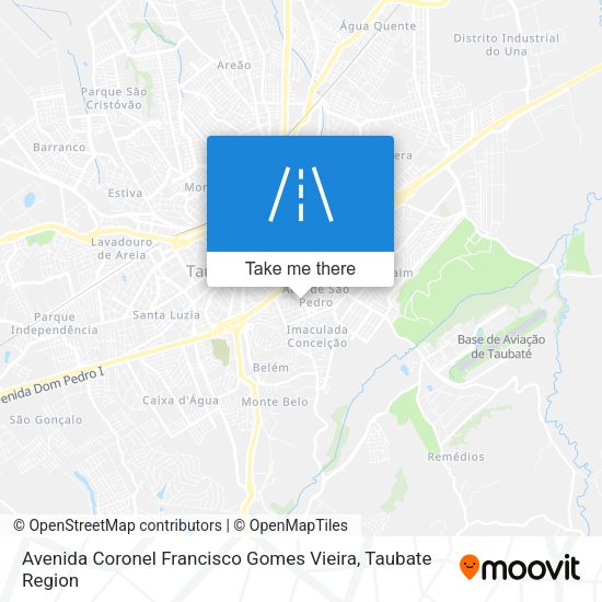 Avenida Coronel Francisco Gomes Vieira map
