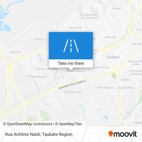 Rua Antônio Naldi map