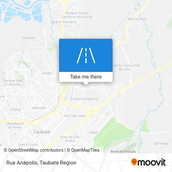 Rua Anápolis map