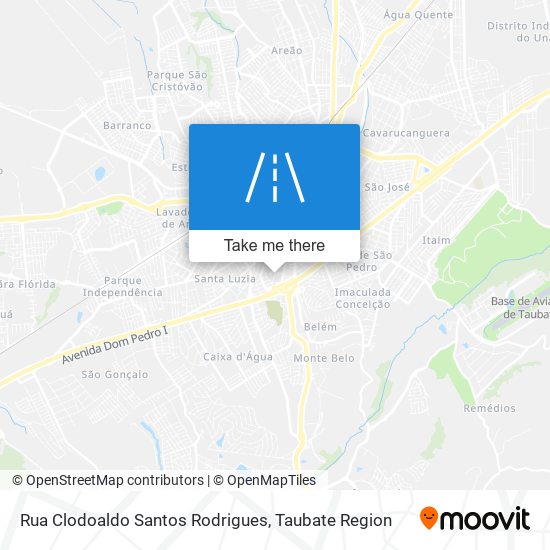 Rua Clodoaldo Santos Rodrigues map