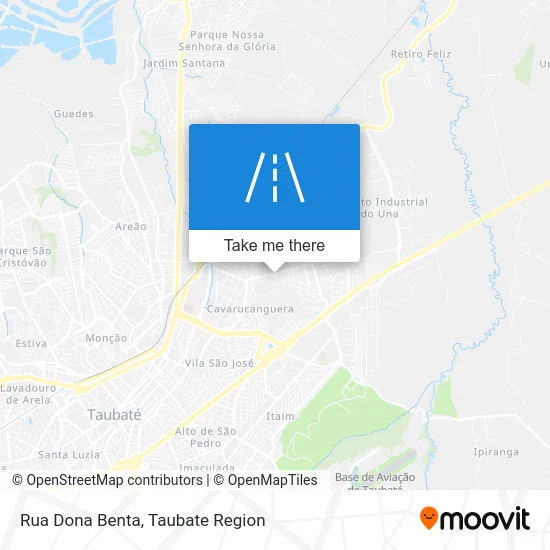 Rua Dona Benta map