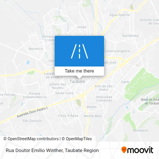 Rua Doutor Emílio Winther map