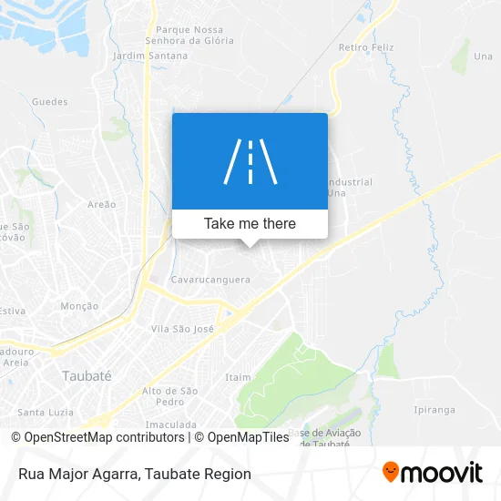 Rua Major Agarra map