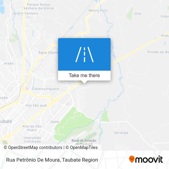 Rua Petrônio De Moura map