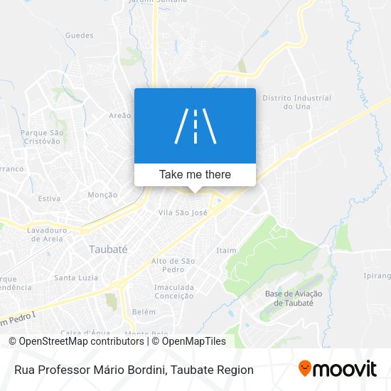 Rua Professor Mário Bordini map