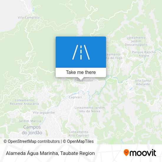 Alameda Água Marinha map