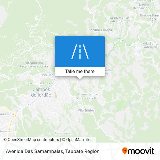Avenida Das Samambaias map