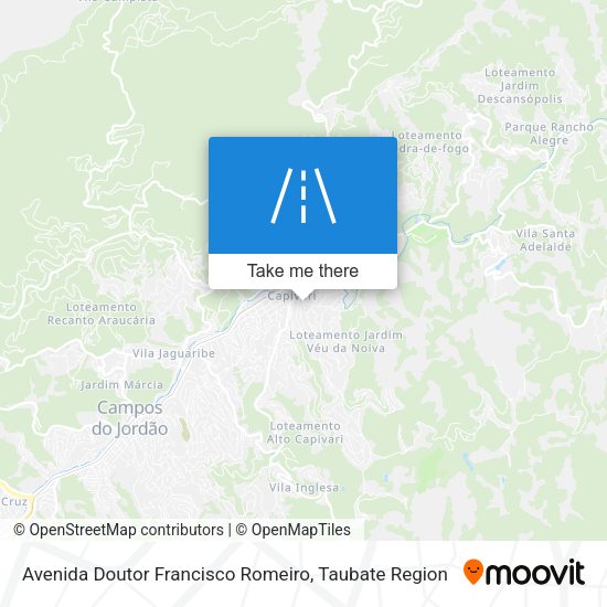 Avenida Doutor Francisco Romeiro map