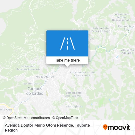 Avenida Doutor Mário Otoni Resende map