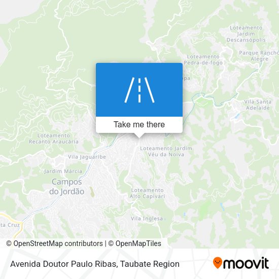Avenida Doutor Paulo Ribas map