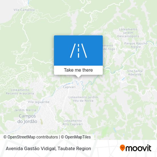 Avenida Gastão Vidigal map