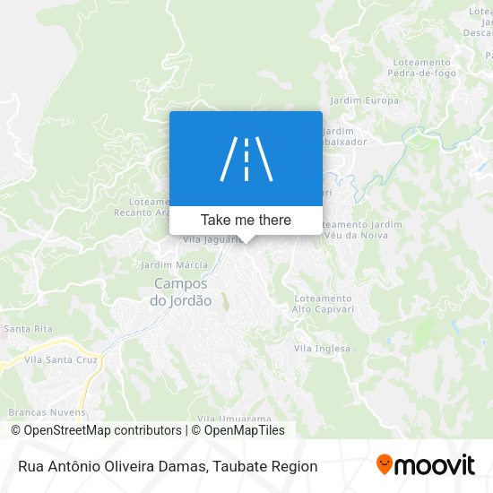 Rua Antônio Oliveira Damas map