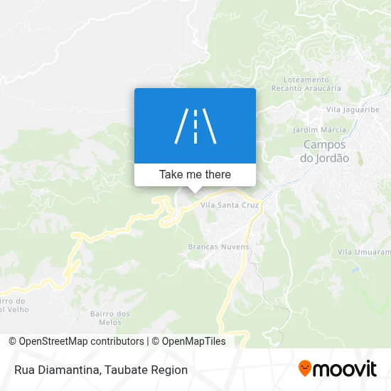 Rua Diamantina map