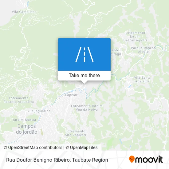 Rua Doutor Benigno Ribeiro map