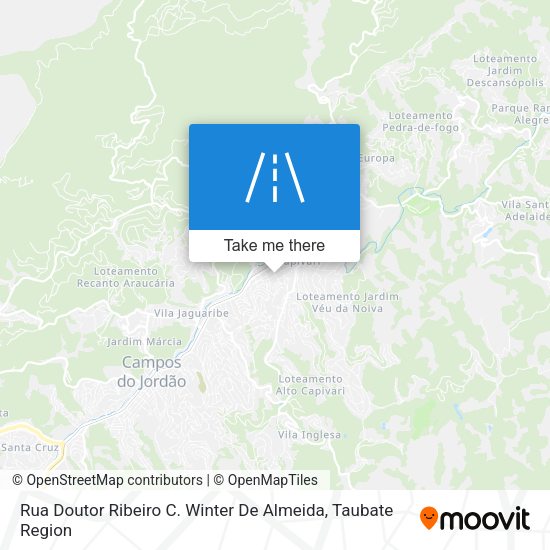 Rua Doutor Ribeiro C. Winter De Almeida map